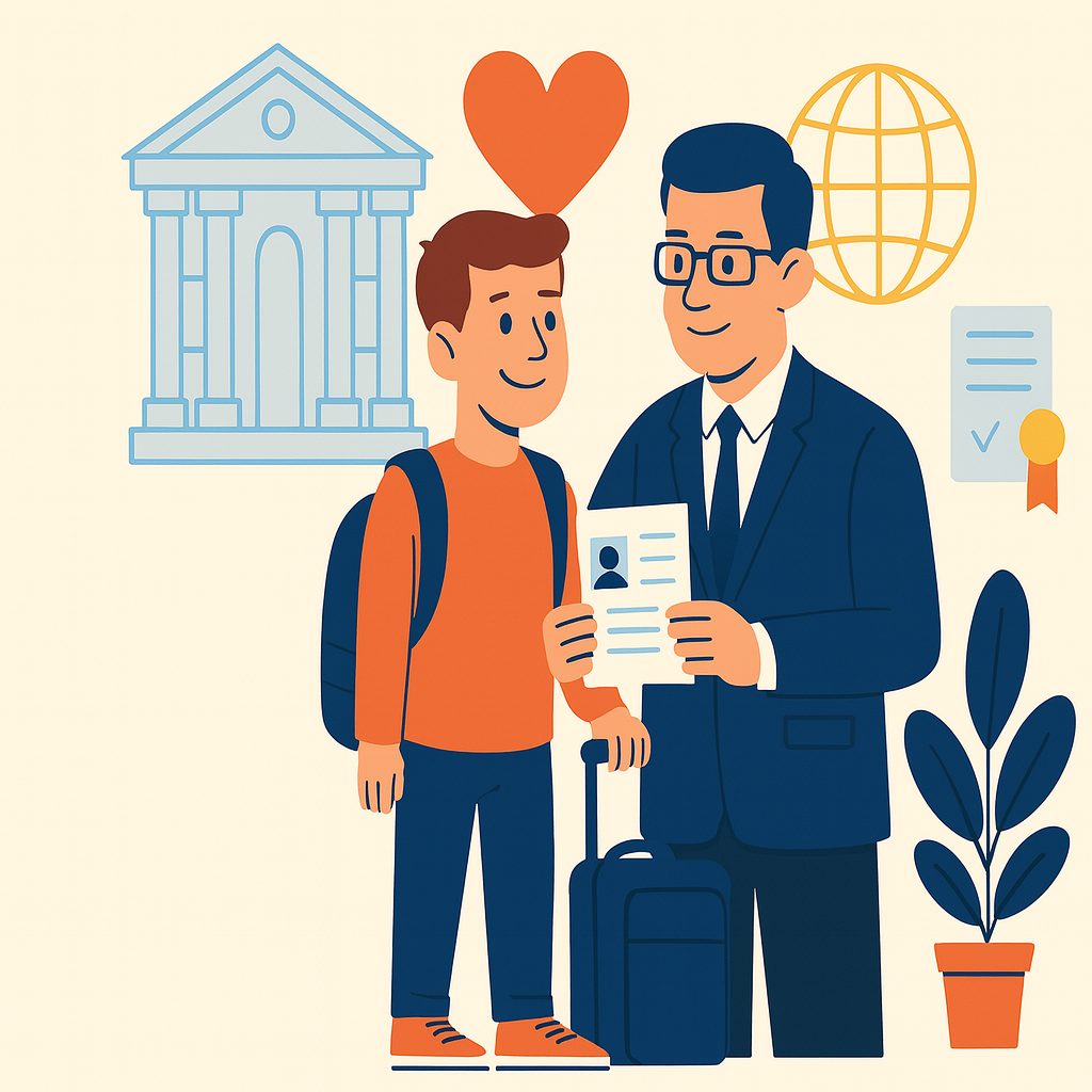 Our educational guardianship services abroad for students and their parents